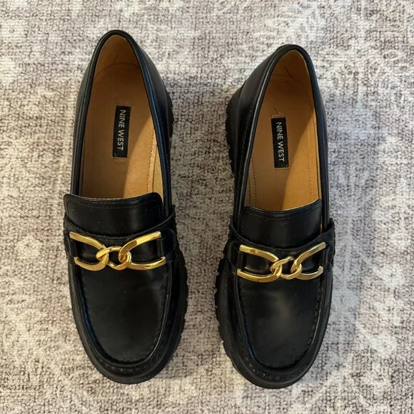 BCBGeneration Raylin Platform Nine West Gables Lug Loafer In